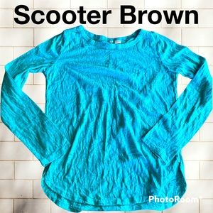 L (14) Scooter Brown tee-shirt